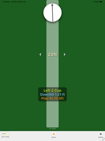 Line Caddy: AI Putting Slope iPad screenshot
