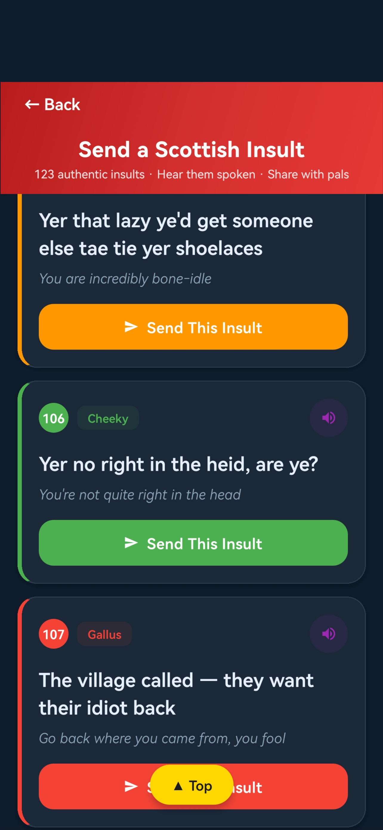 Whit Did Ye Say?