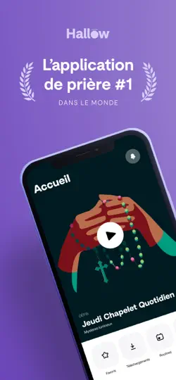 Capture d'écran de Hallow: Prière & Méditation sur iPhone 1