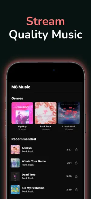 M8 Music : Player & Organizer screenshot 2