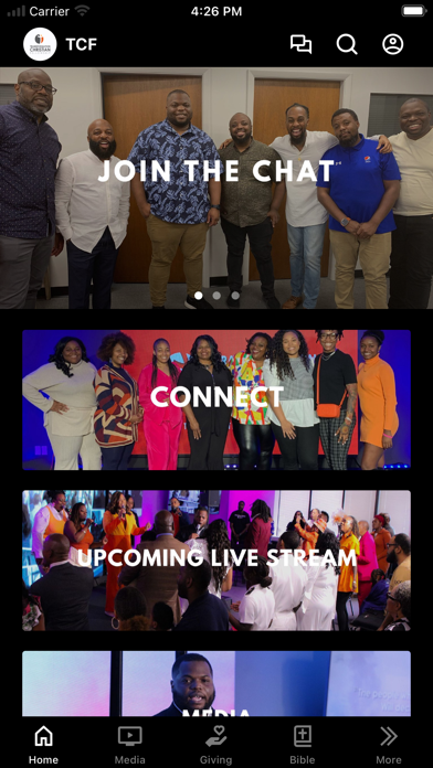 TCF - Church App Screenshot