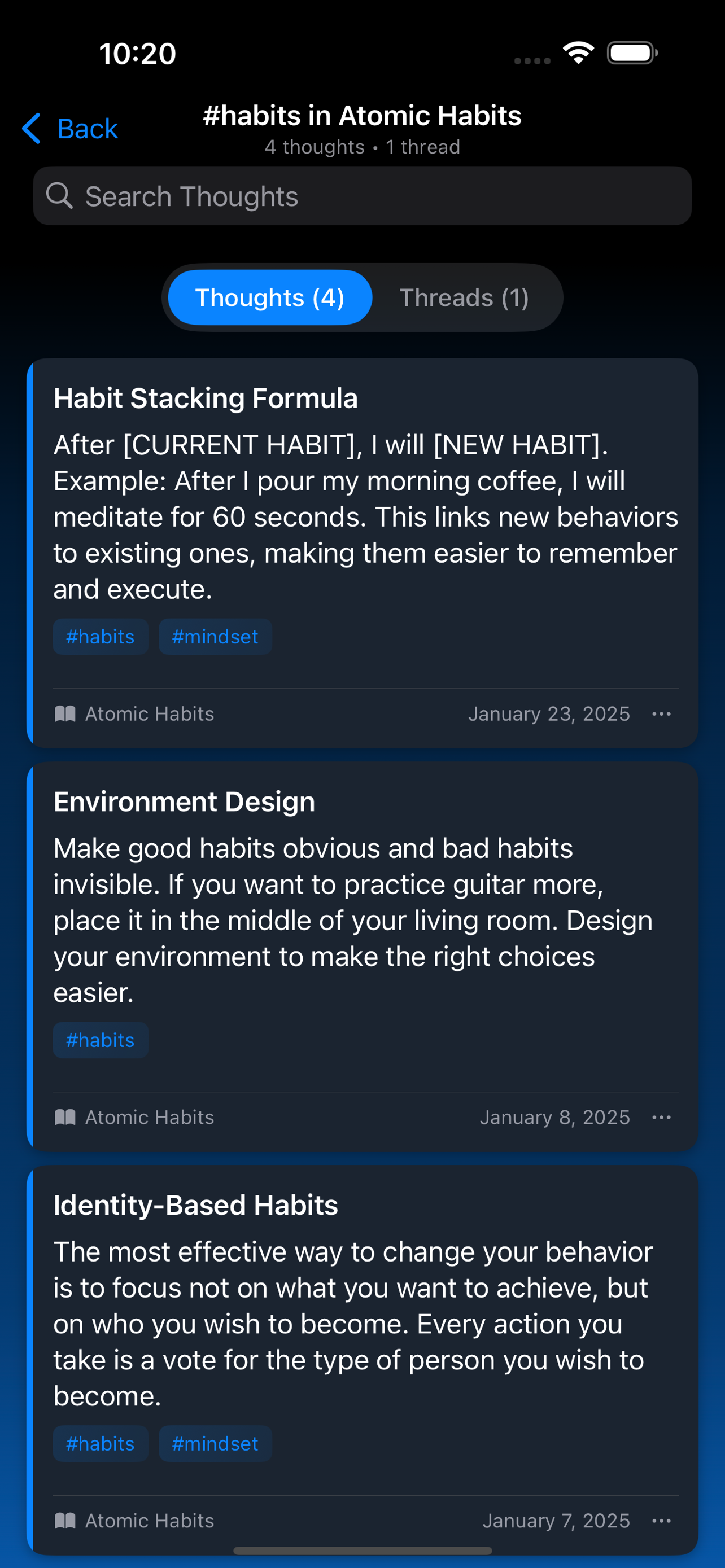 Weave Thoughts screenshot 7