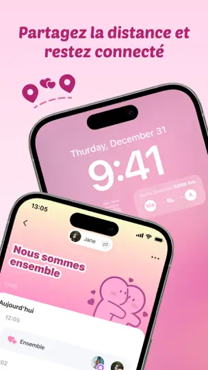 Capture d'écran de Widgetable : Amis & Couples sur iPhone 7