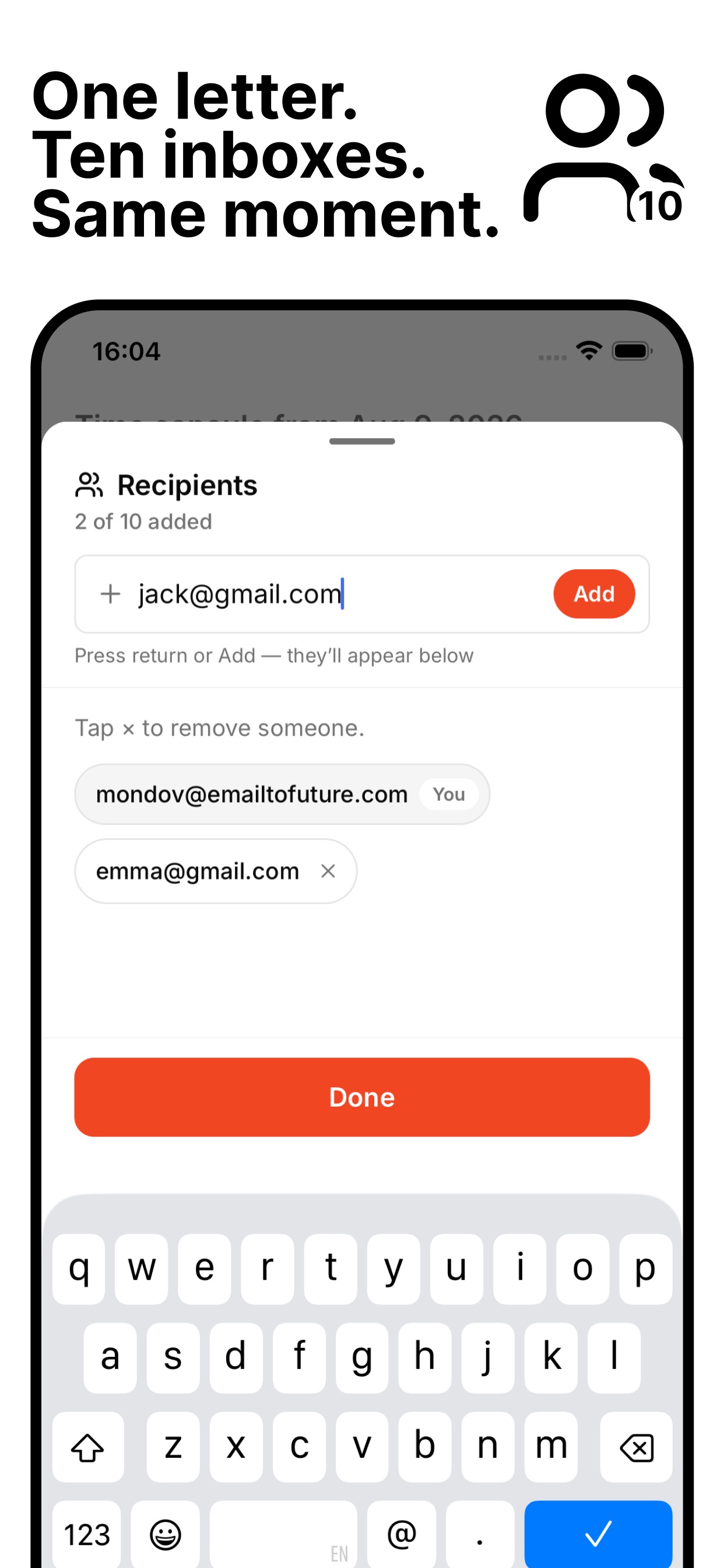 Screenshot 5 of EmailToFuture Time Capsules