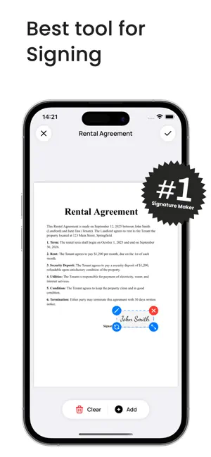 PDF Rocket: Signature Creator screenshot 1