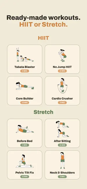 Zestimer: HIIT & Stretching screenshot 3
