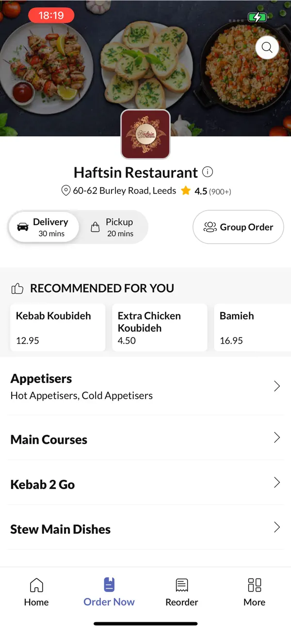 Screenshot #2 pour Haftsin Restaurant