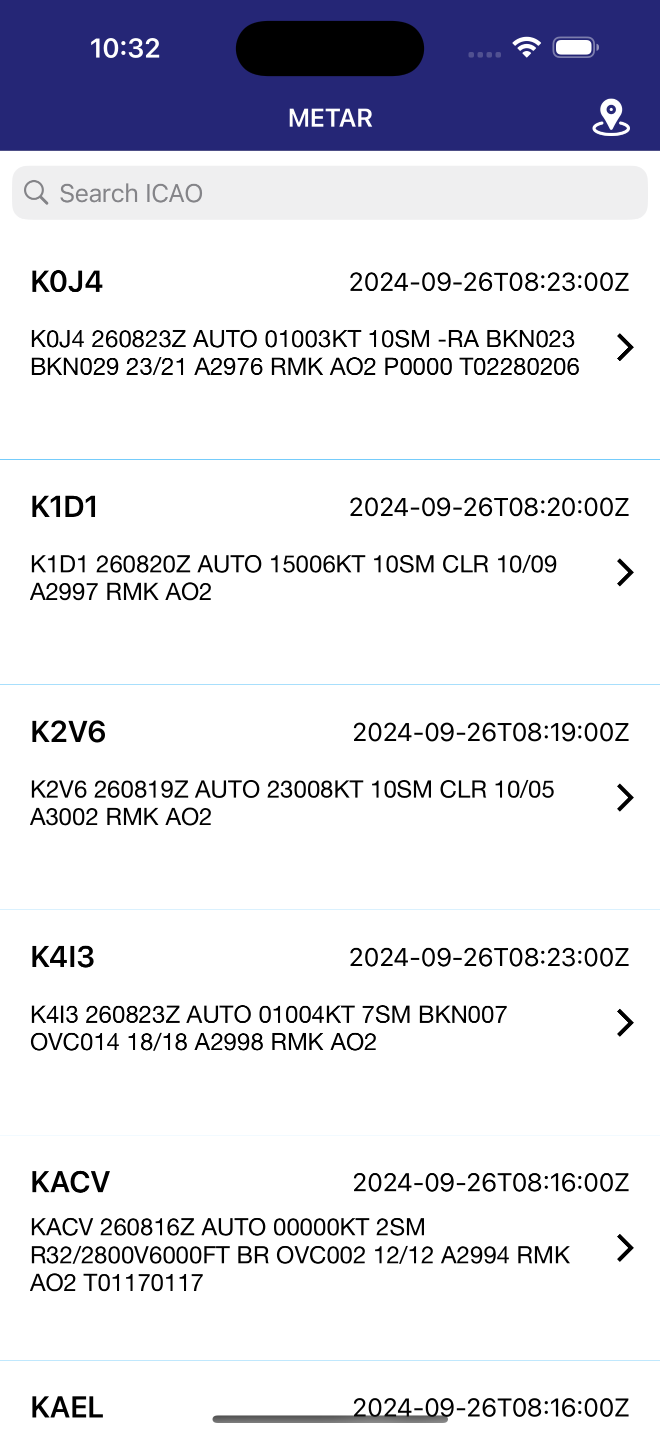 Metar USA