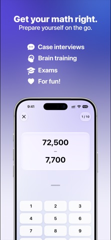 Mathy — Mental Math Trainer Screenshot 1 of 4