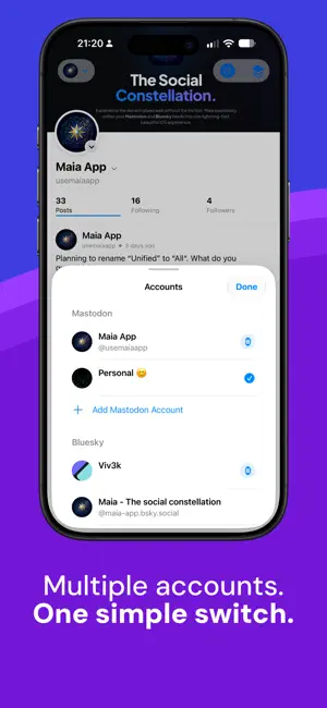 Maia: The social constellation screenshot 4