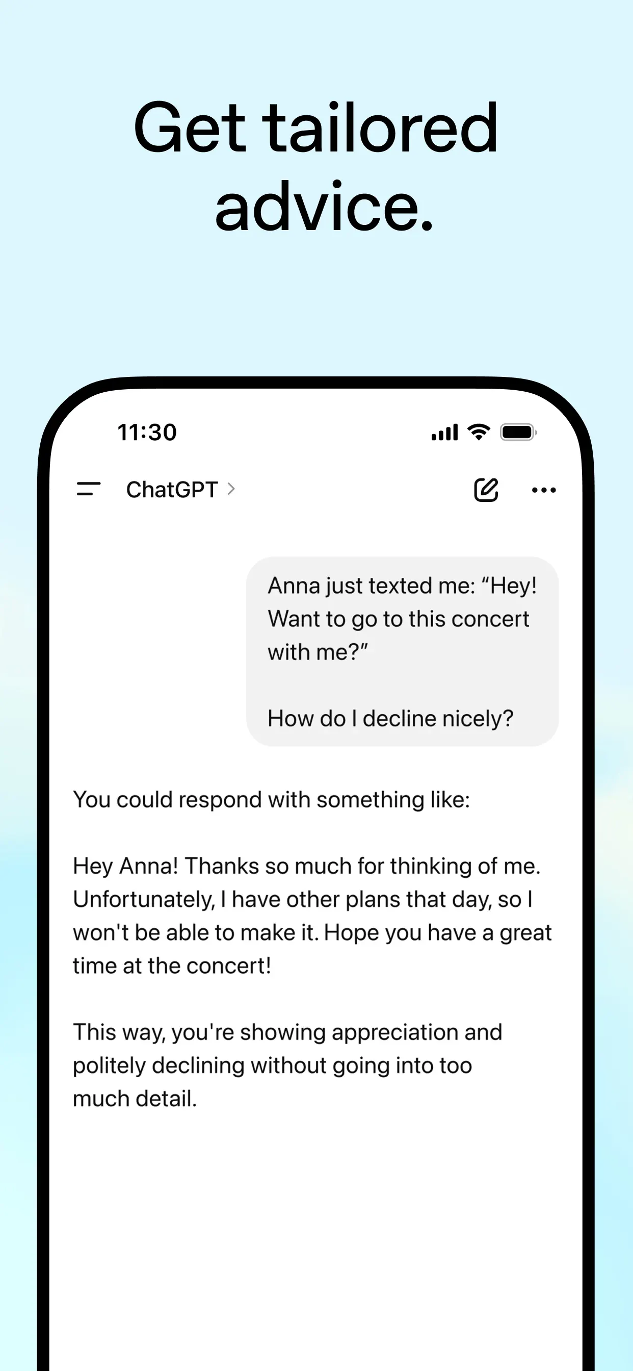 ChatGPT screenshot 5