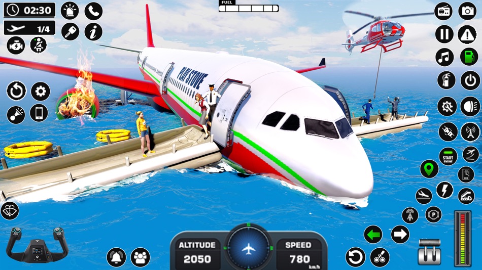 #2. Airplane Flying Simulator 3D (iOS) 由: Muhammad Imran