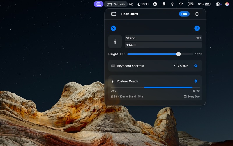DeskShift: Standing Desk screenshot