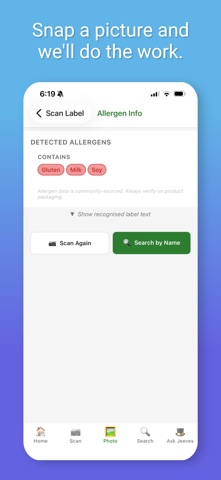 AllergyBuster: Ingredient Scan screenshot