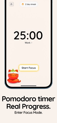 Pomodoro Timer - Flowy Screenshot 1 of 5
