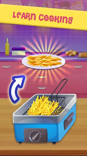 Toy Kitchen Set Food Cooking screenshot 3