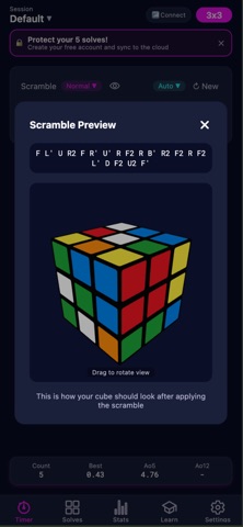 Cube Club Timer screenshot