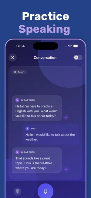 Talaka AI: Learn English iPhone screenshot 3