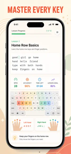 Typing Tutor: Learn to Type screenshot 4
