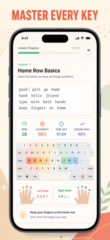 Typing Tutor: Learn to Type Screenshot 4 of 10
