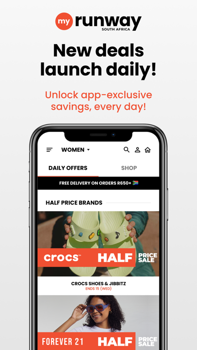 MyRunway SA Fashion Shopping Screenshot