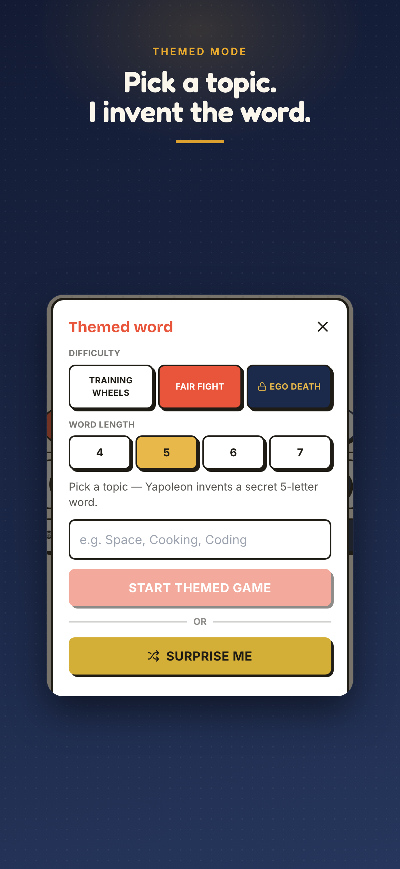 Yapword: Daily AI Word Game screenshot 6