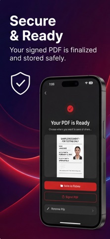 PDF Sign: Fill & Sign PDF iPhone screenshot