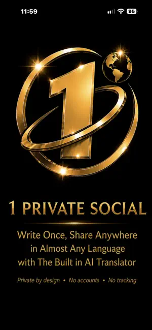 1PrivateSocial screenshot 1