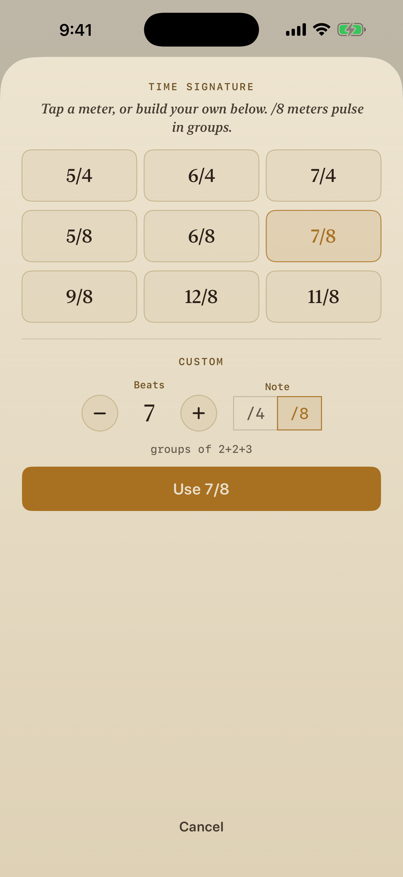 BassEducation Metronome screenshot 2