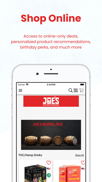 Joe's Beverage Warehouse Screenshot