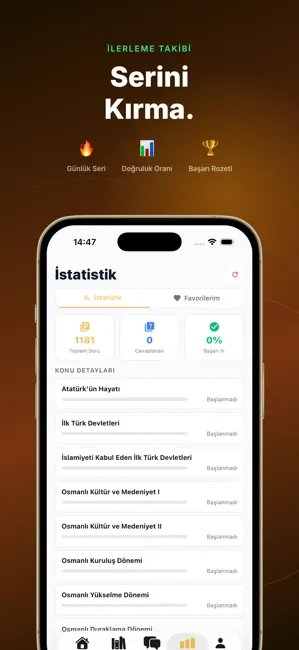 Tarih Altın Bilgiler iPhone screenshot 5
