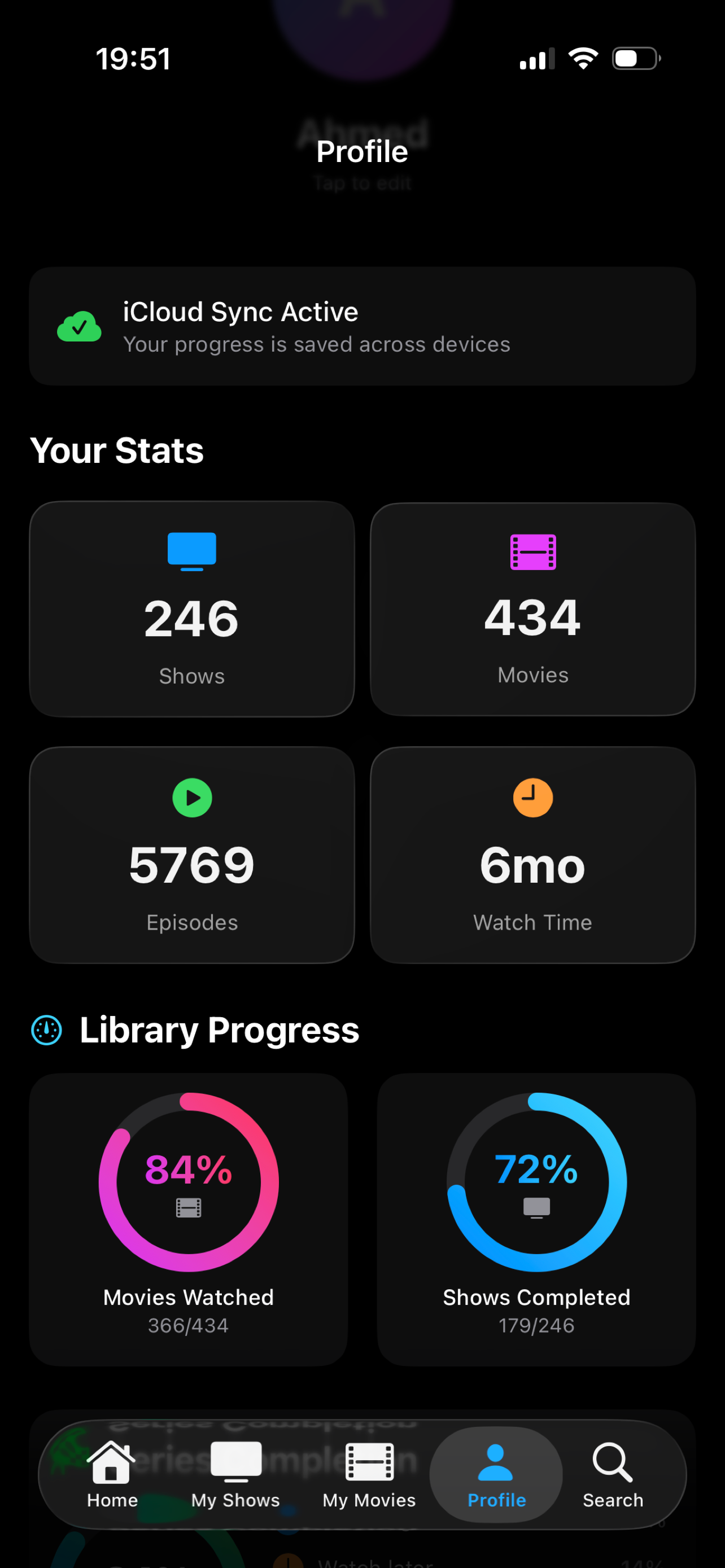 VisionTime: Movie & TV Tracker