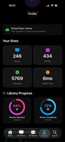 VisionTime: Movie & TV Tracker screenshot