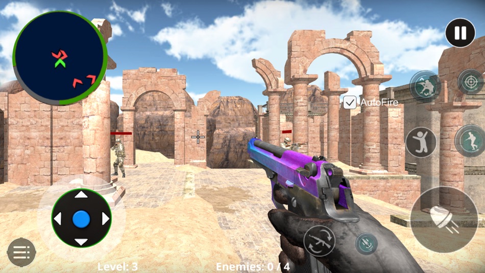 #5. Commando Battle Fighter Game (iOS) By: AIRENE ISENGE