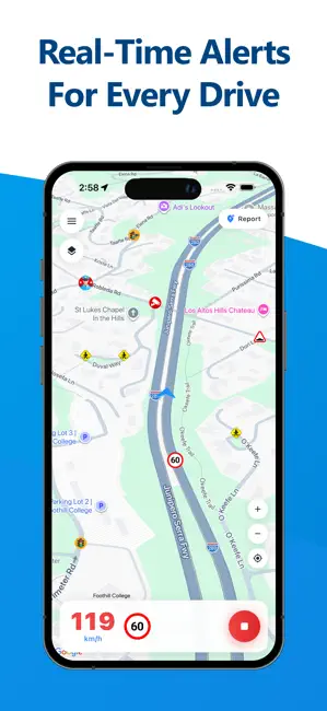 Speed Camera - Radar iPhone screenshot 1