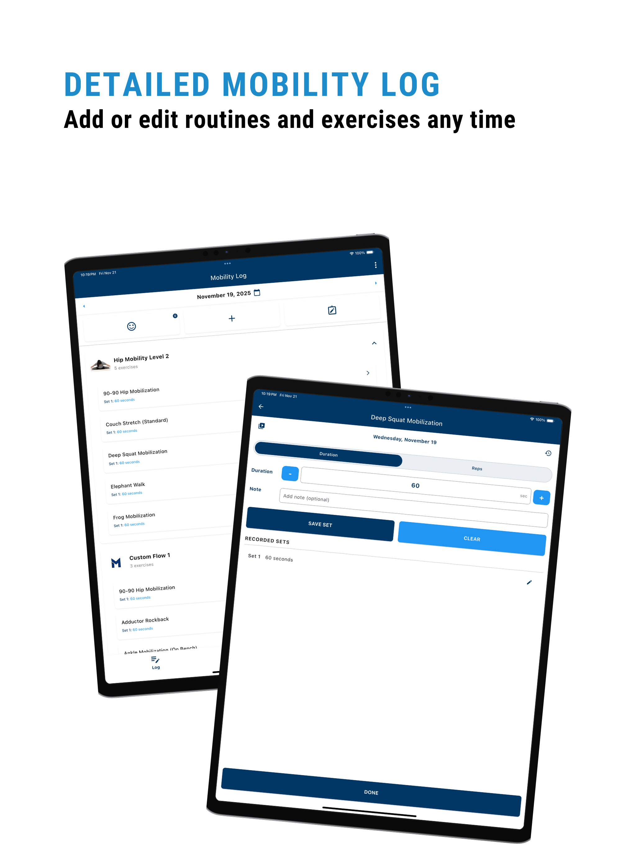 Mobilize: Mobility & Recovery
