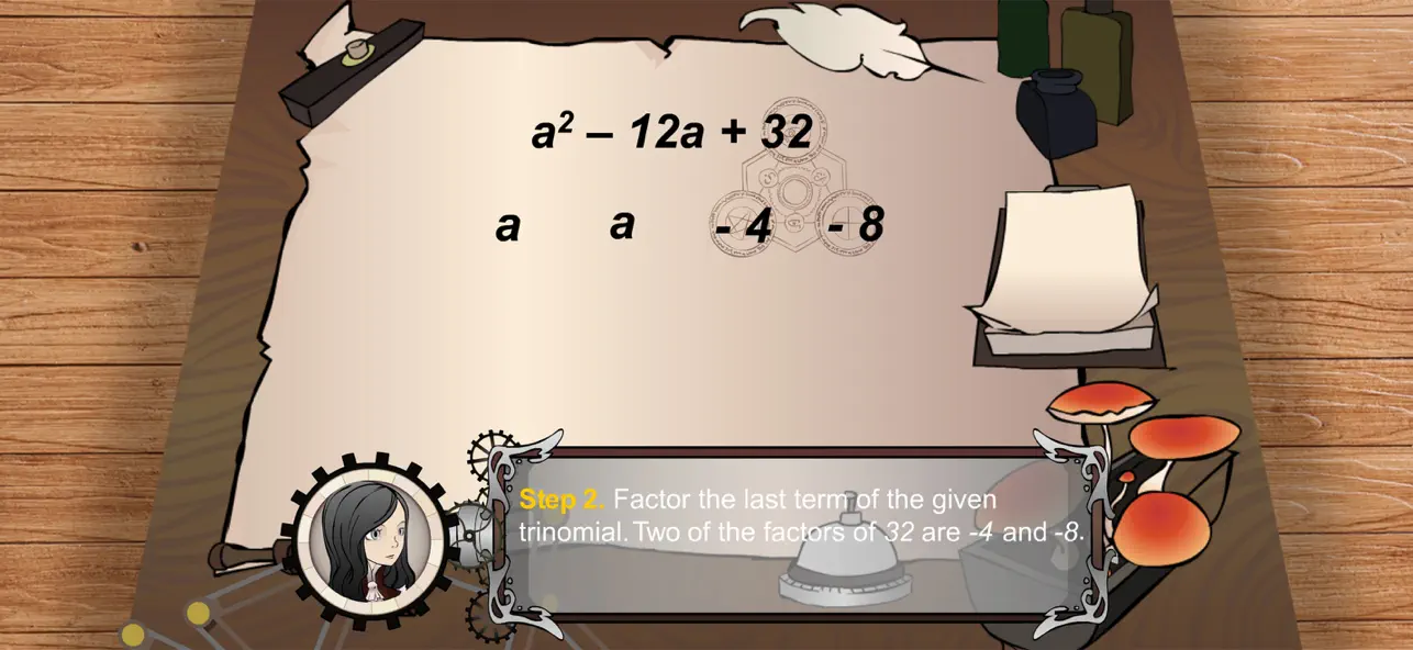 Screenshot #2 pour Factoring Trinomials - L57