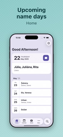 Name day - calendar Screenshot 1 of 5