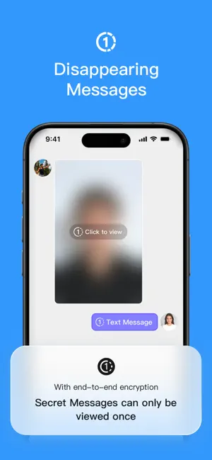 BFF Messenger - Private Chat iPhone screenshot 1