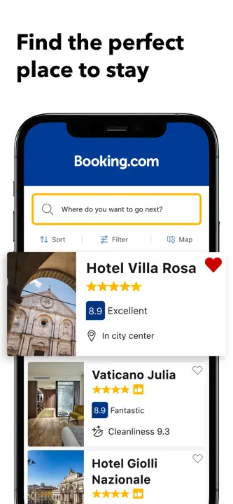 Booking.com : capture d’écran 2 sur 9