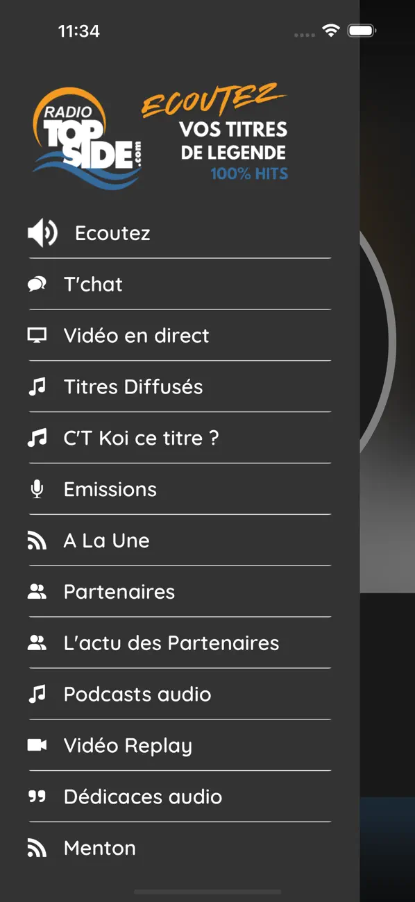 Screenshot #1 pour Radio Top Side