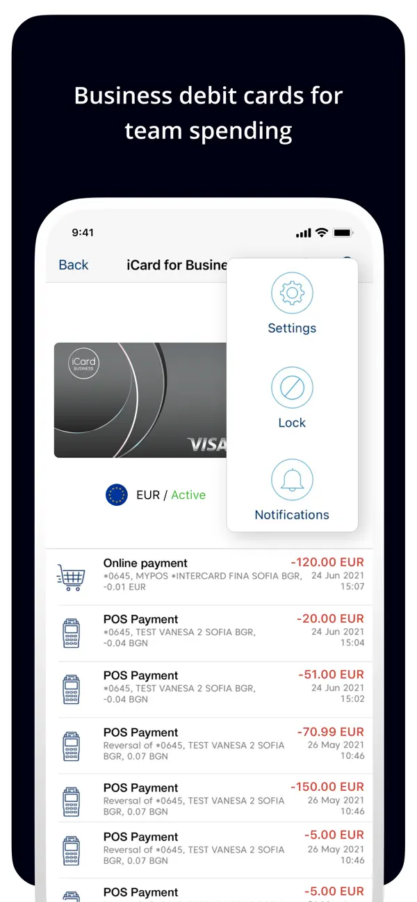 Screenshot #3 pour iCard for Business
