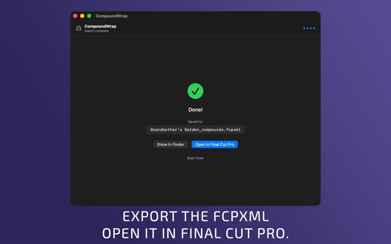 CompoundWrap screenshot