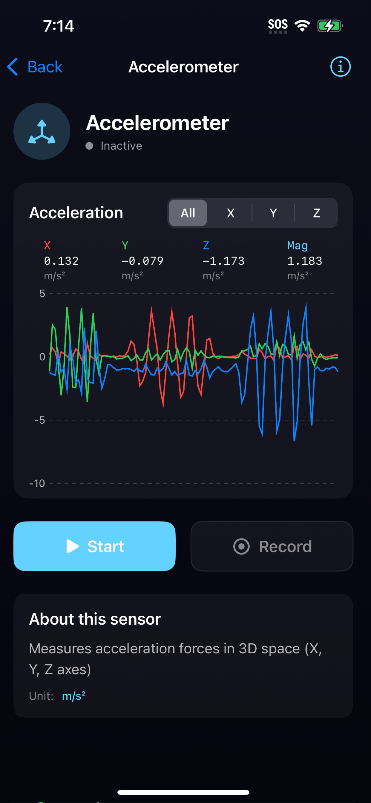 Just Sensors screenshot 7