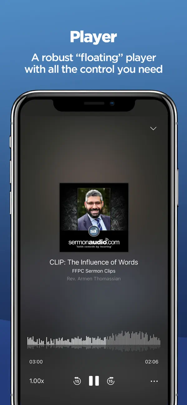 SermonAudio screenshot