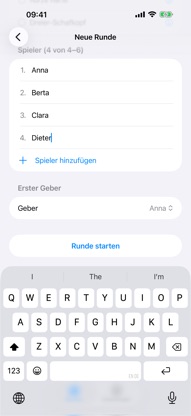 Schafkopf Zettl screenshot 2