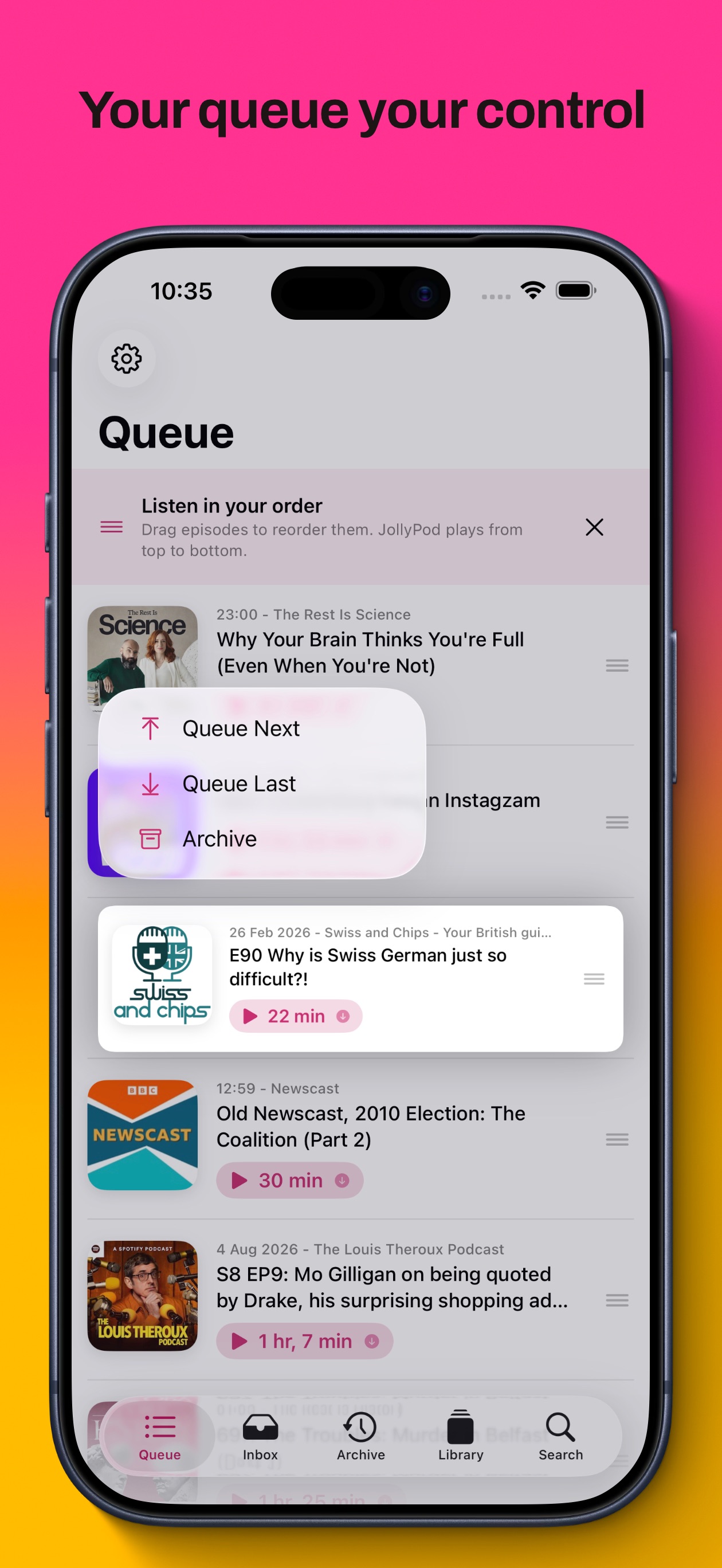 Screenshot 3 of JollyPod: Podcast Player