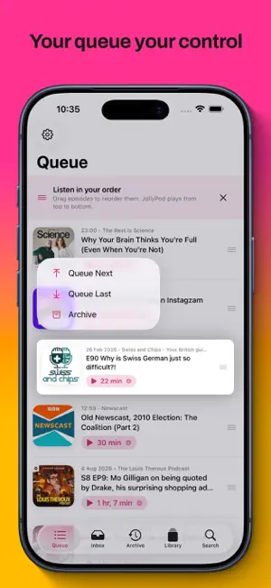 JollyPod Podcast Player screenshot 3