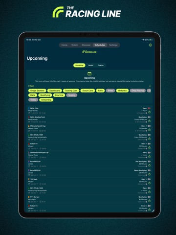 TheRacingLine: Racing Live TV iPad screenshot
