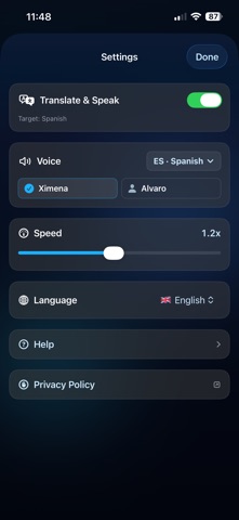 VoiceForge Reader Screenshot 2 of 5
